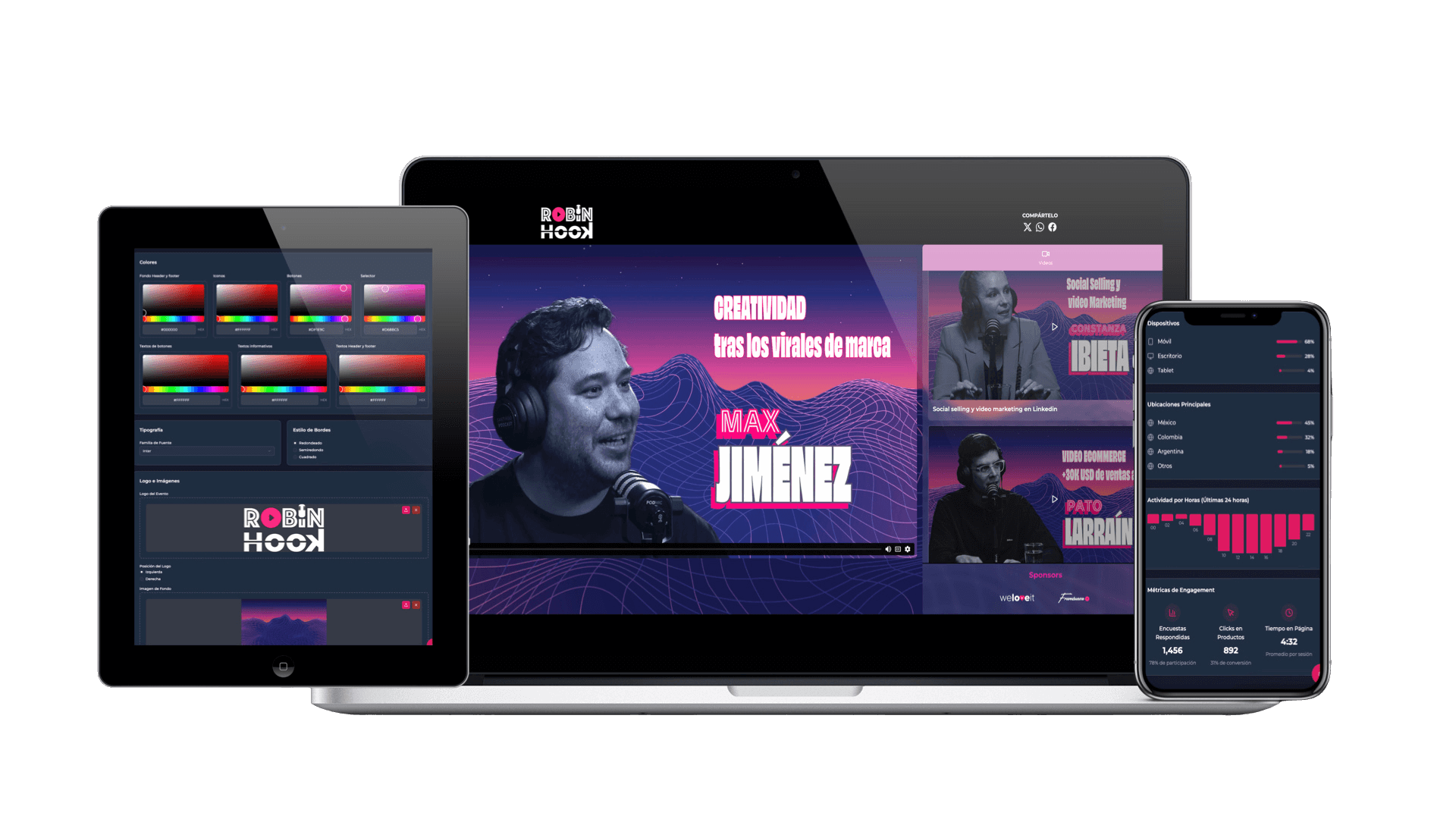 Dispositivos con plataforma personalizable